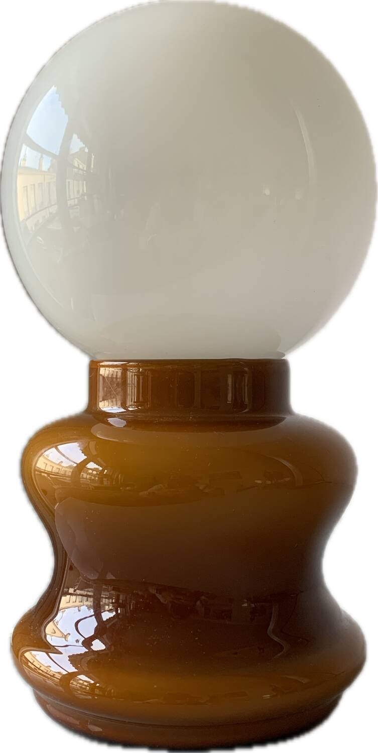 Vintage murano glass table lamp