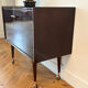 1960s bar cabinet on wheels