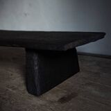 Table basse chêne brûlé