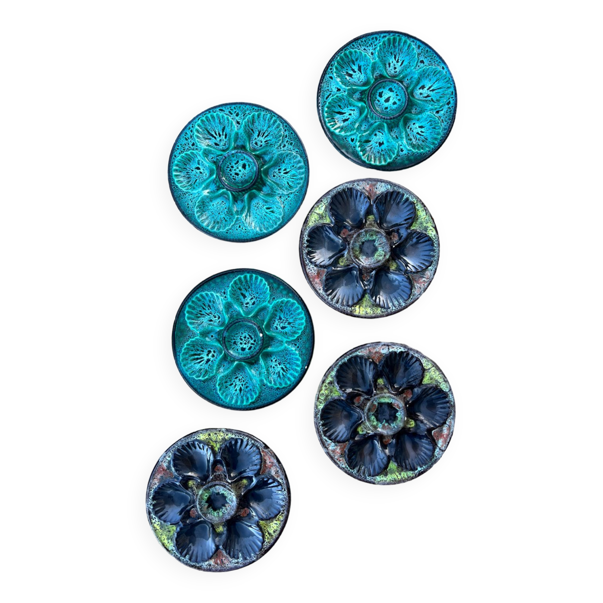 Vallauris oyster plates