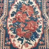 Tapis ancien persan Bakhtiar style savonnerie fait main - 137x265 cm