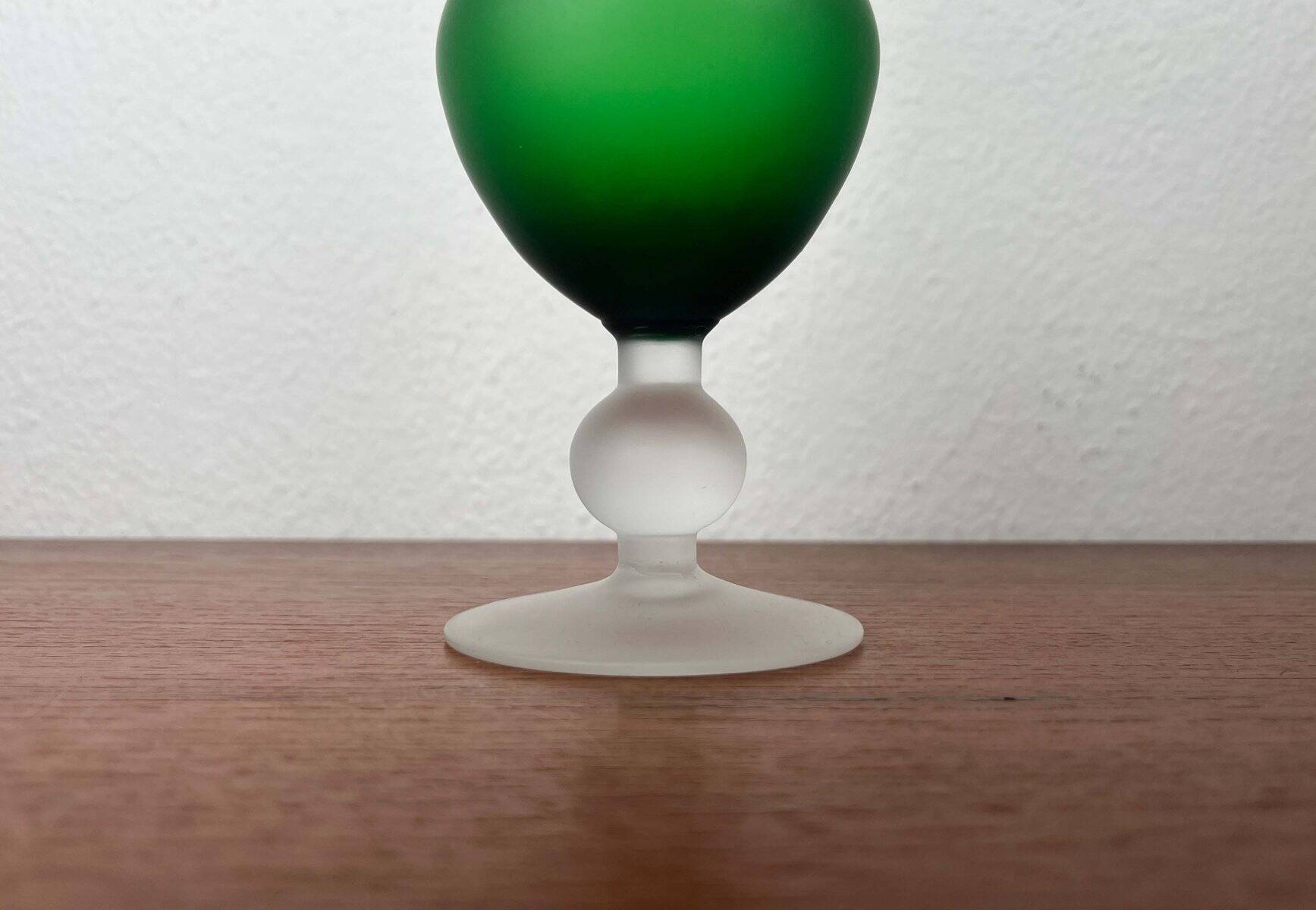 Italian Satinato Series Glass Vase attributed to Carlo Moretti, 1970s