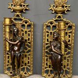 Neoclassical style wall chandeliers