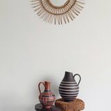 Mid-Century Modern Terracotta Pitcher by AKRU, West Germany, 1950s