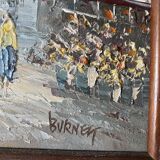 Oil on canvas signed Caroline Burnett