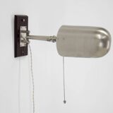 Rare Functionalist Wall Lamp with Rotating Shade, 1920s