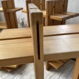 4 solid elm shelves Maison Regain