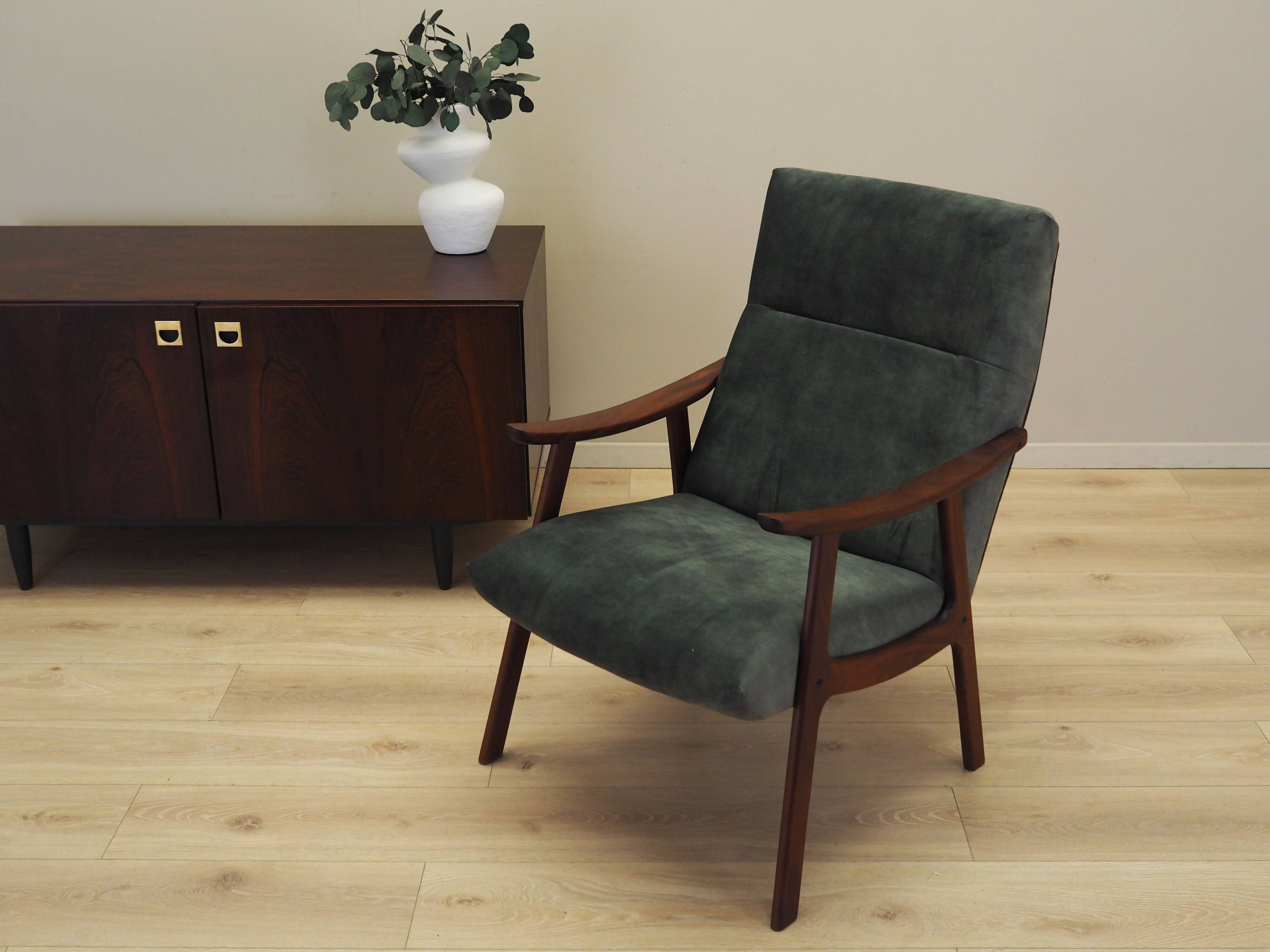 Teak armchair, Danish design, 1970s, production: Denmark