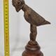 Lobi fetish bird in old wood Tribal sculpture from Burkina Faso 22 cm
