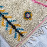 Handmade Moroccan Berber carpet 241x143 CM