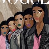 "Vogue Cover - Arab Guirls" 30x42cm