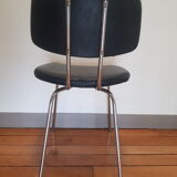 Metal chair and skai