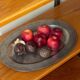 Oval tin platter – Les Étains de Paris – 1960s/70s