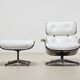 Charles & Ray Eames Lounge Chair + Ottoman by ICF for Herman Miller 60s/70s