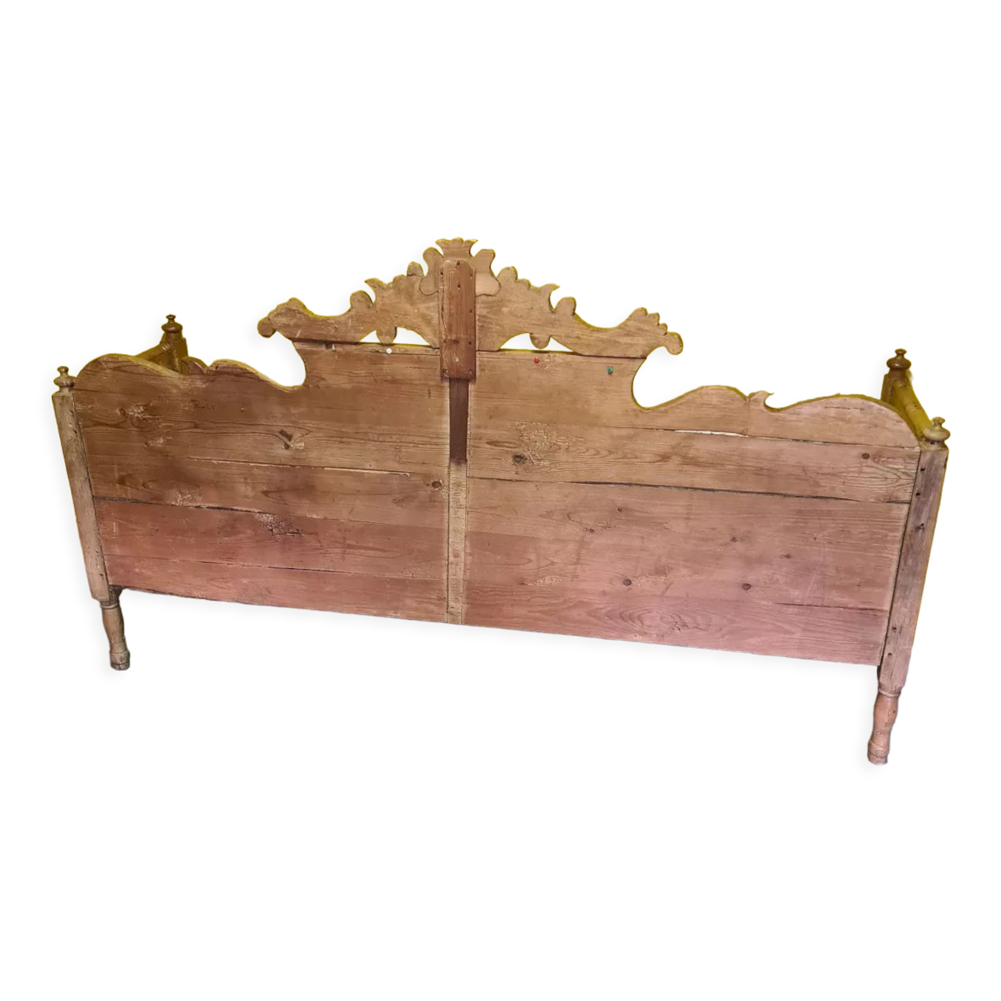 Antique Swedish Pine Kitchen Bench. Second half 19th century,