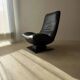 Artifort Wave F773 armchair black leather Peter van der Ham 1985