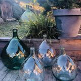 Demijohn 25 litres of blown glass