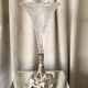Vase soliflore in glass and regule