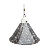 Speckled enamel conical hanging