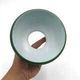 Green glass pendant lamp