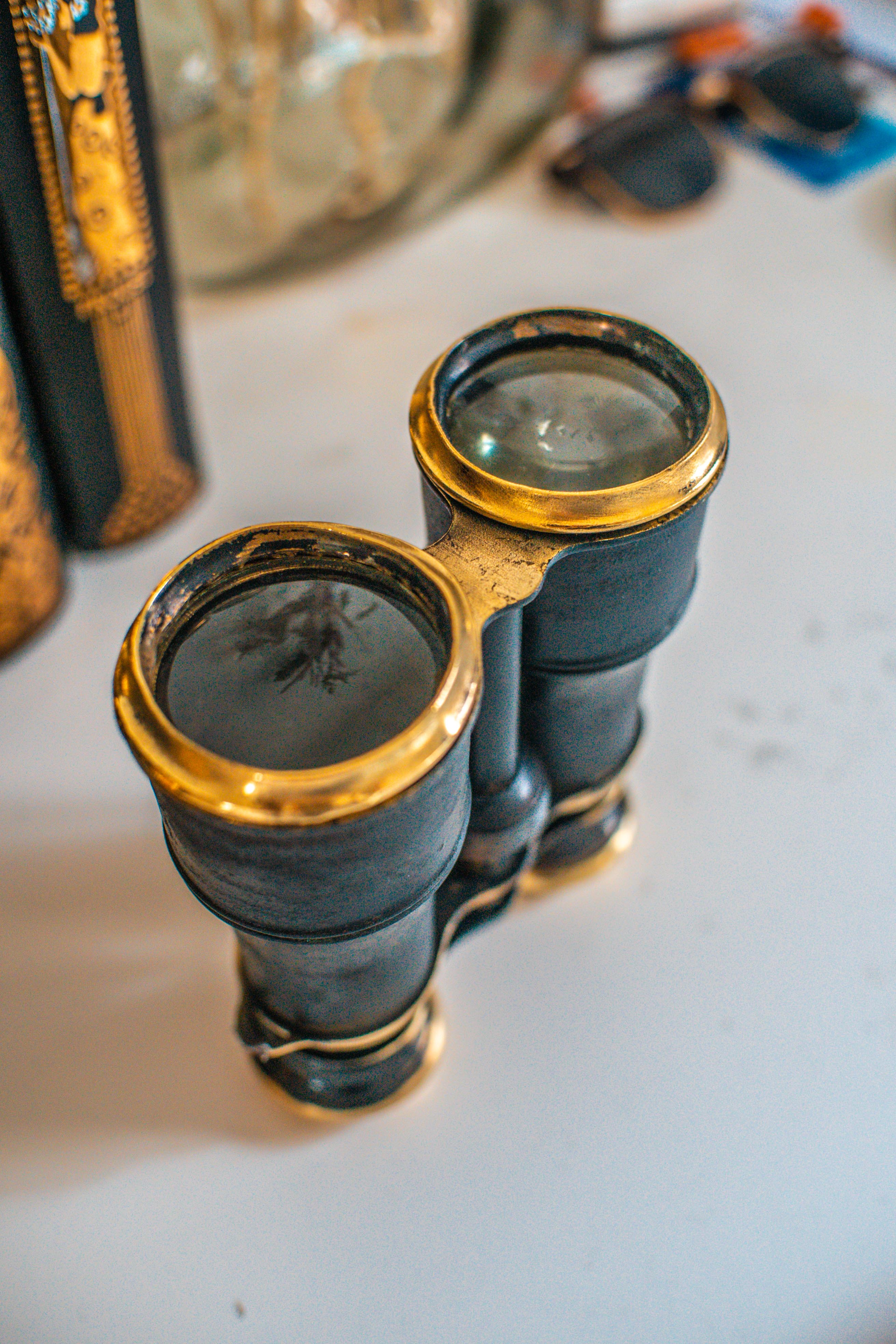 Pair of antique theater binoculars