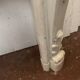 Louis XV style fireplace in white Carrara marble, 19th century