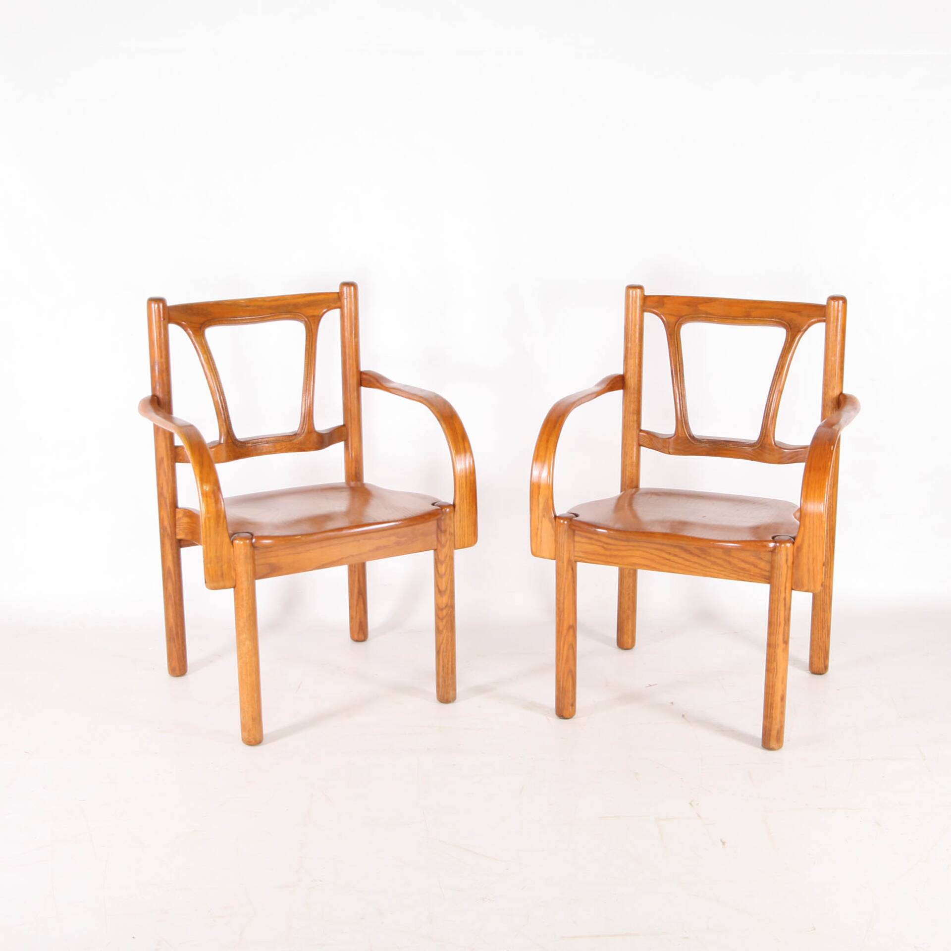 Pair of "organic" armchairs