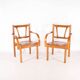 Pair of "organic" armchairs