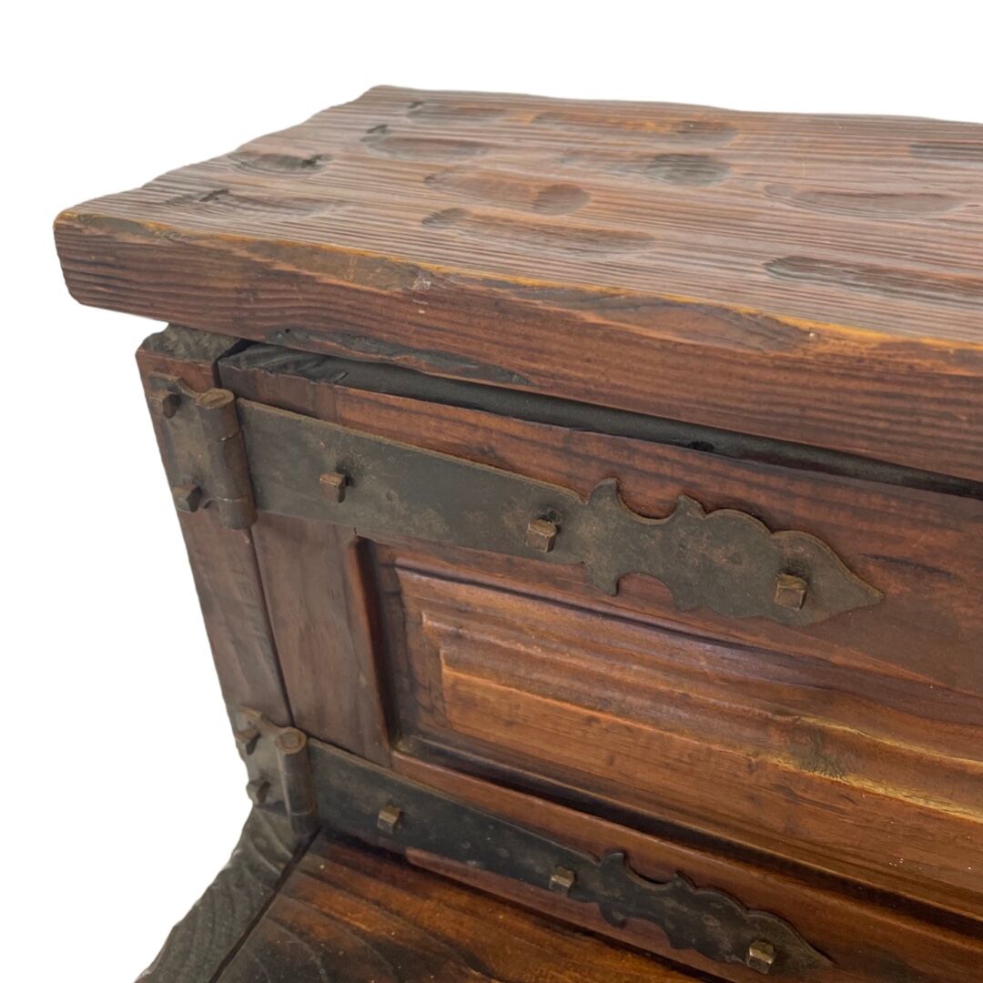 Vintage brutalist spanish wall cabinet cupboard design