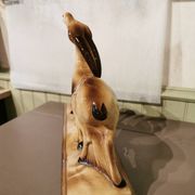 Couple d'antilopes art déco en céramique