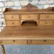 Old light oak desk