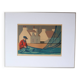1950s Framed lithograph by Lars Norrman, Sweden