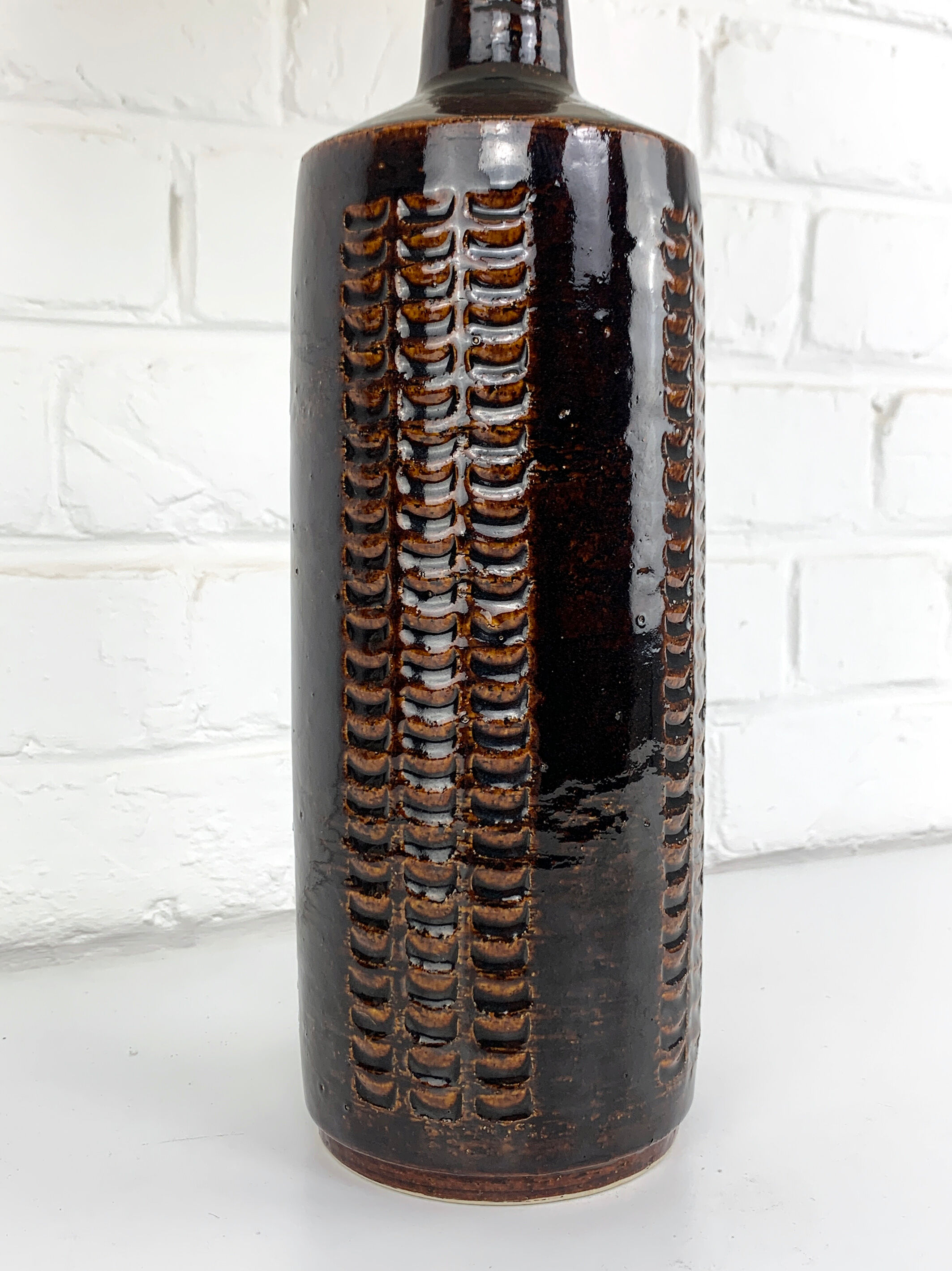 Ceramic table lamp, Per Linnemann-Schmidt for Palshus, Denmark, 1960