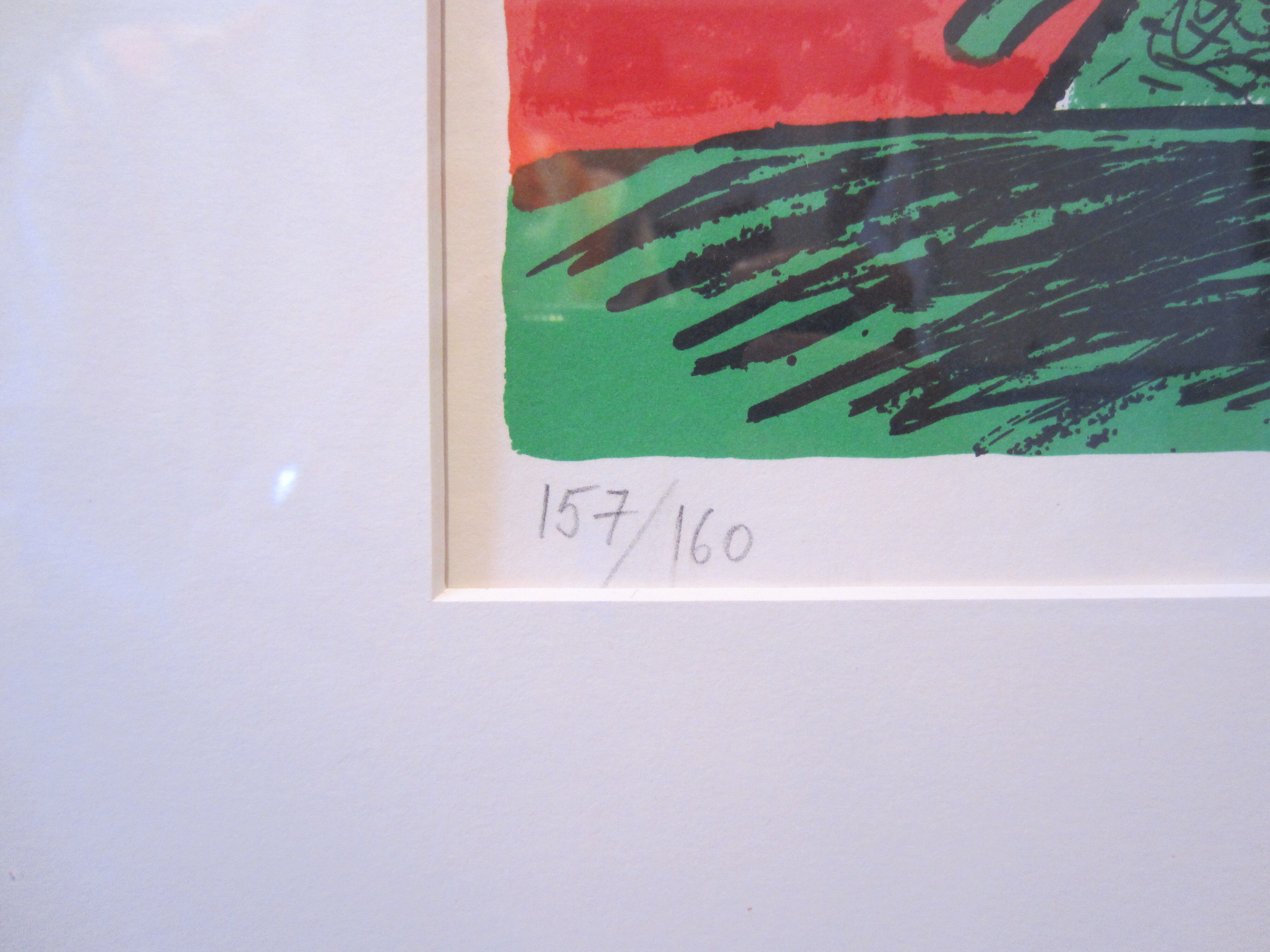 Lithograph signed and numbered by Beverloo Corneille 1991