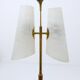 Mid-century brass floor lamp by Rupert Nikoll, Austria, 1950s.
