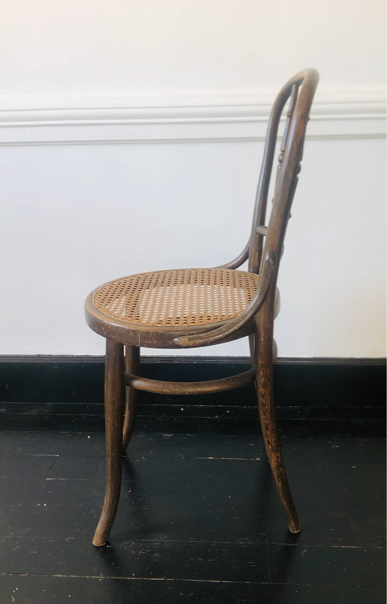 Pair of chairs signed Thonet
