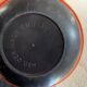 2 ashtrays 70' tulip vintage orange 50 cm