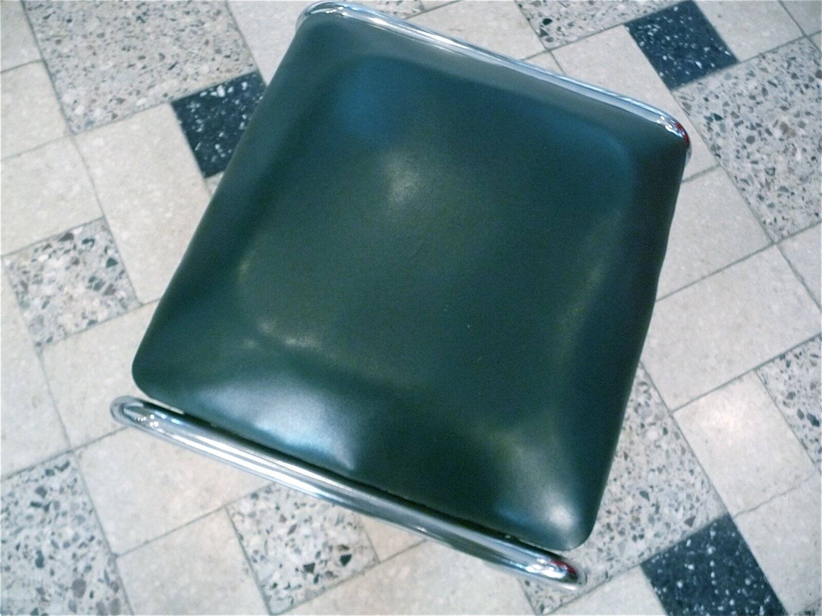Bauhaus style tubular steel stool from Mauser Werke, Germany 1930s