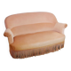Powder pink toad bench