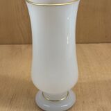 White opaline vase