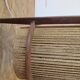 Teak and string lamp
