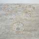 6 old champagne glasses 60s