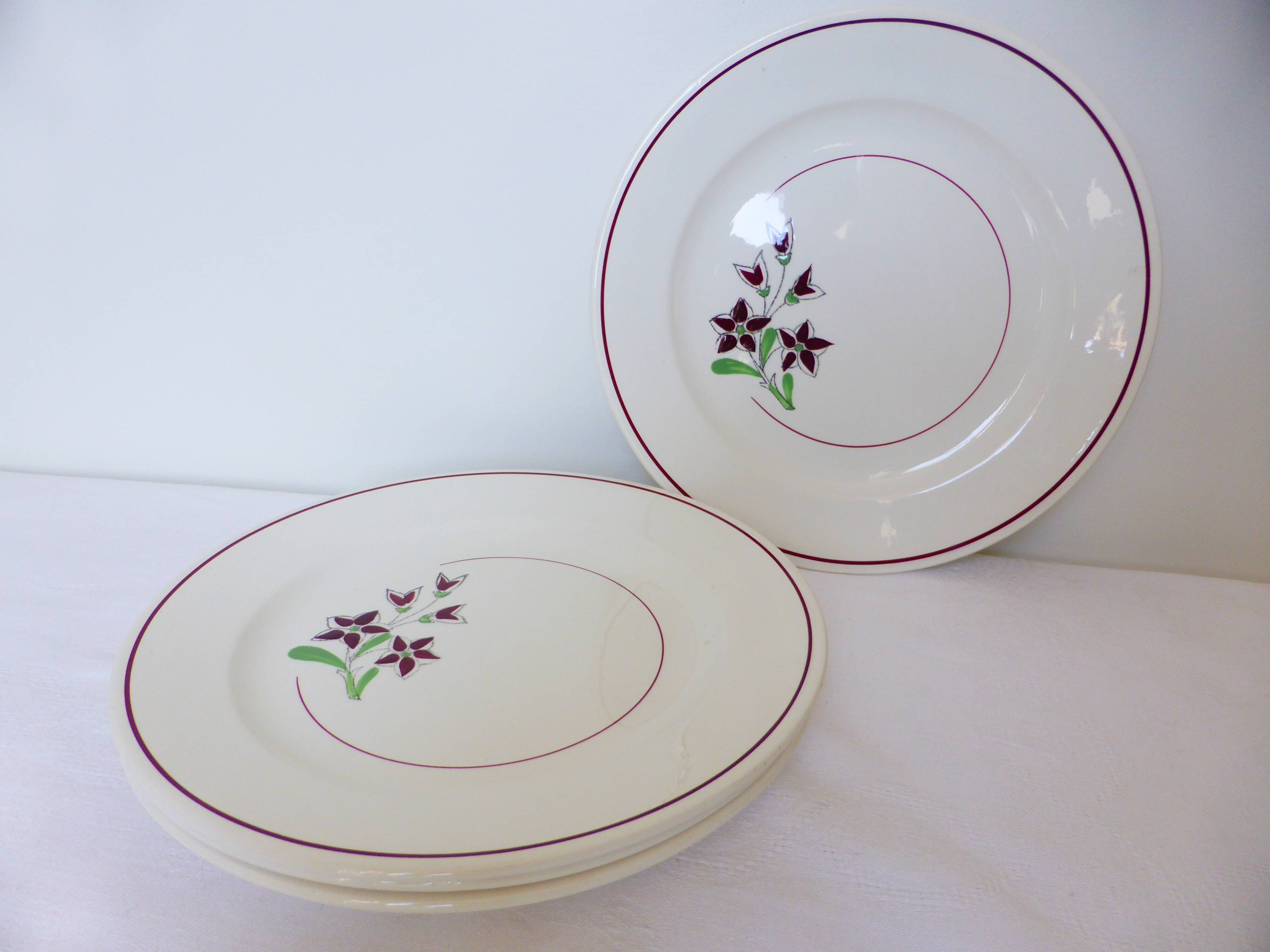 4 flat plates from Salins 210656