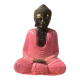 Buddha Meditation Statue Bali - pink edition