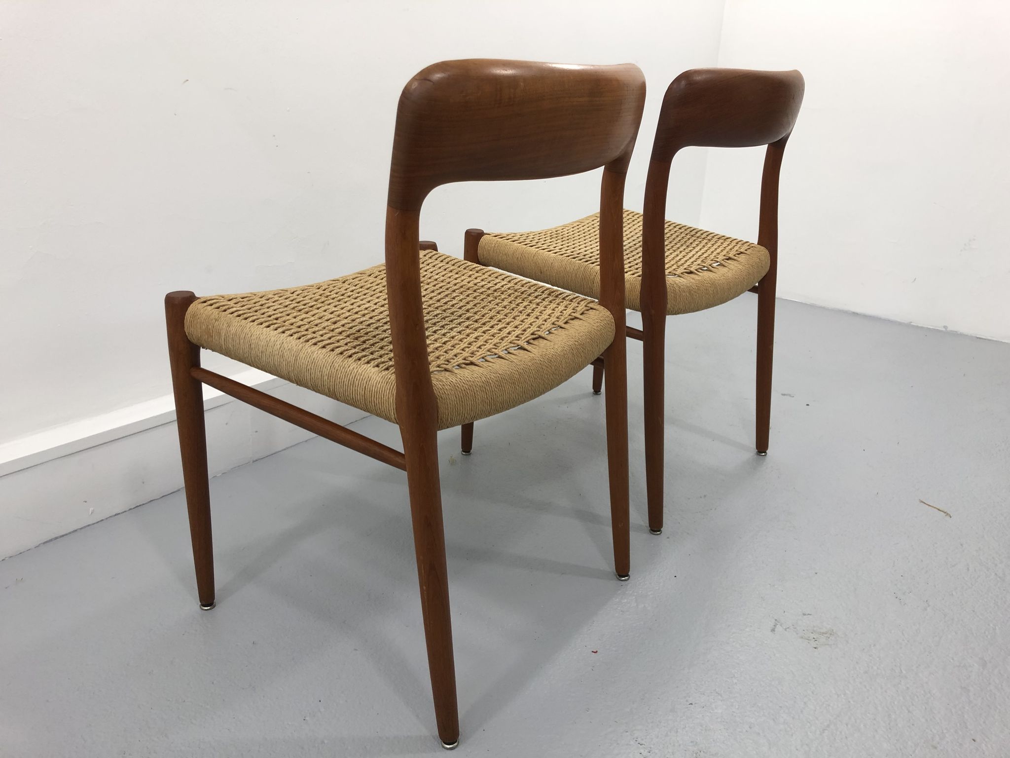 Danish Teak 56 chairs by Niels Otto Møller for J. L. Møllers