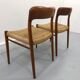 Danish Teak 56 chairs by Niels Otto Møller for J. L. Møllers