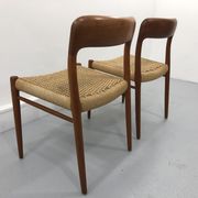 Danish Teak 56 chairs by Niels Otto Møller for J. L. Møllers