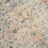 3x9 Pale Orange & Blue Vintage Runner Rug, 80x283Cm SK 6027