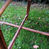 Table à manger bois et rotin