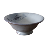 Blue ceramic salad bowl the Dieulefit caves